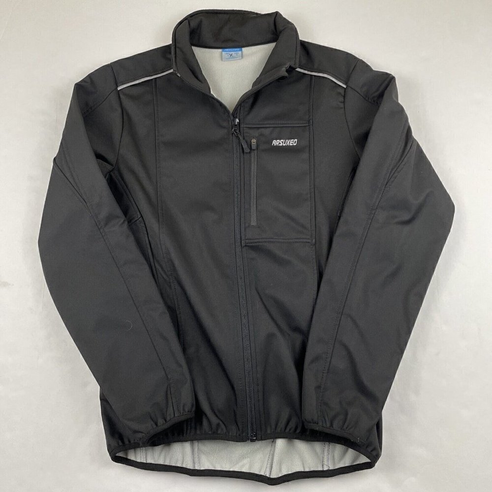 Arsuxeo Cycling Jacket Men’s S Winter Thermal Windproof Breathable Waterproof